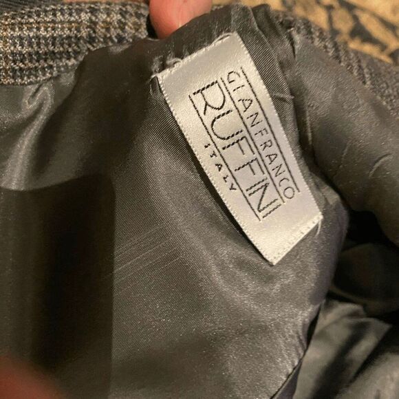 Gianfranco Ruffini Lambswool Sport Coat Blazer 40R Ultra Soft Warm VGUC - Picture 4 of 8